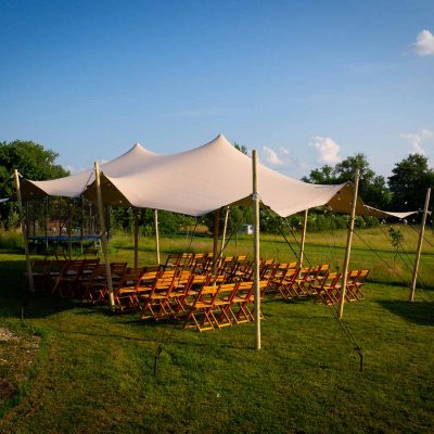 75m² Stretchzelt 75m² Stretchzelt